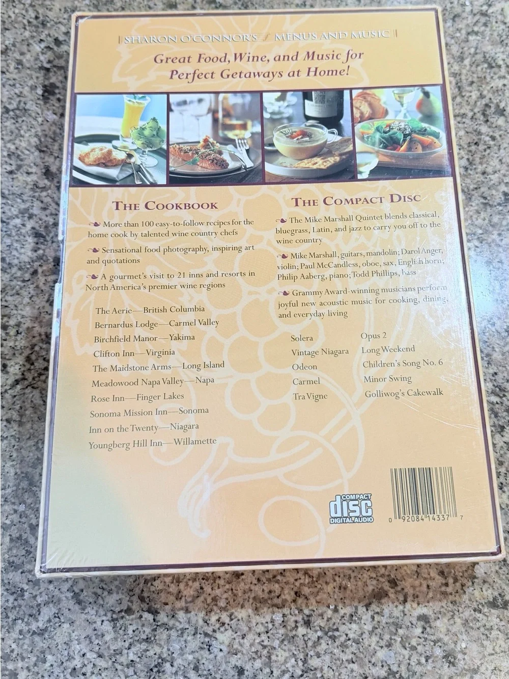 Gourmet Wine Lover’s Gift Set: Vintage Metal Cookbook Stand & NWT Cookbook